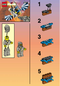 Manual Lego set 1187 Ninja Glider
