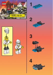 Manual de uso Lego set 1269 Ninja El ninja blanco