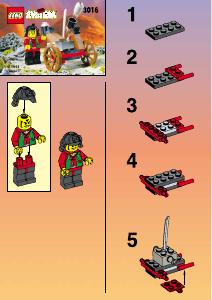 Bruksanvisning Lego set 3016 Ninja Katapult