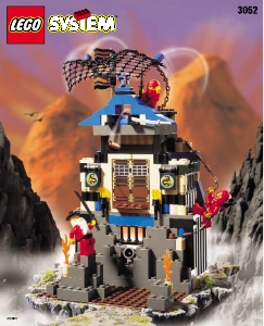 Bruksanvisning Lego set 3052 Ninja Fästning
