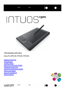 Manuál Wacom Intuos Pro Dotykový tablet