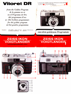 Manual Zeiss Ikon Vitoret DR Camera
