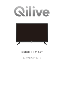 Manual de uso Qilive Q32HS202B Televisor de LED