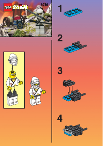 Manuale Lego set 3076 Ninja Il ninja bianco