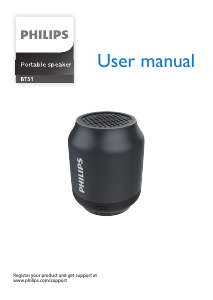 Handleiding Philips BT51B Luidspreker