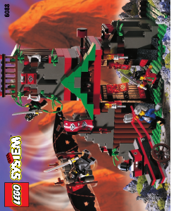 Bedienungsanleitung Lego set 6088 Ninja Das Versteck der Ninja