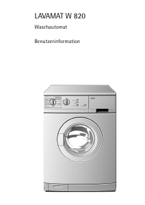 Bedienungsanleitung AEG LAVW820-W Waschmaschine