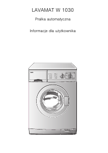 Instrukcja AEG LAVW1030-W Pralka