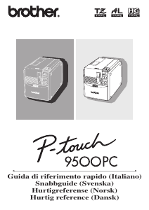 Bruksanvisning Brother PT-9500PC Etikettskriver