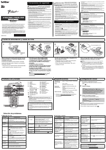 Manual de uso Brother PT-H100 Rotuladora