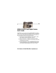 Handleiding Kodak DC4800 Digitale camera