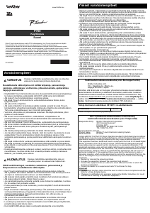 Käyttöohje Brother PT-P700 Tarratulostin