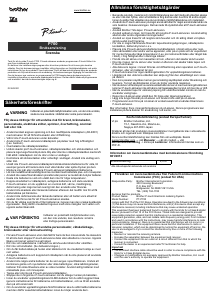 Bruksanvisning Brother PT-P700 Etikettskrivare
