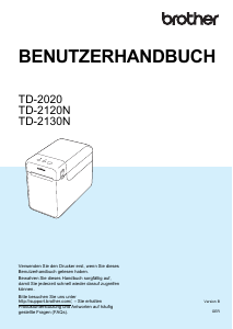 Bedienungsanleitung Brother TD-2130N Etikettendrucker