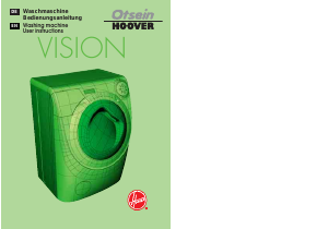 Handleiding Otsein-Hoover HV 16 Vision Wasmachine