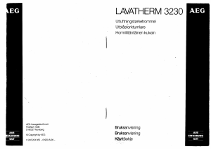 Bruksanvisning AEG LTH3230WNSFS Torktumlare