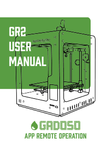 Handleiding Gadoso GR2 3D Printer
