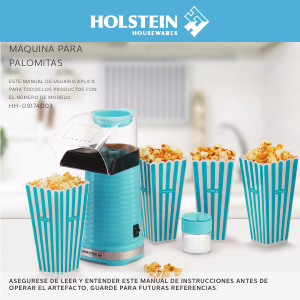 Manual de uso Holstein HH-09174003E Maquina de palomitas