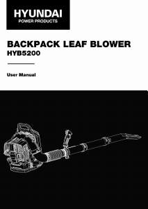 Manual Hyundai HYB5200 Leaf Blower