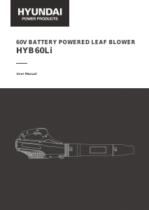 Manual Hyundai HYB60Li Leaf Blower
