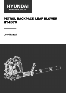 Manual Hyundai HY4B76 Leaf Blower