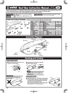 Manual de uso Inno BR714 Cofre portaequipajes