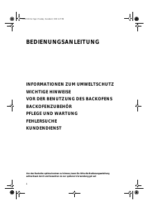 Bedienungsanleitung Ignis AKS 140 WH Backofen