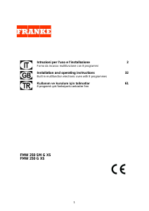 Manual Franke FMW 250 SM G XS Microwave