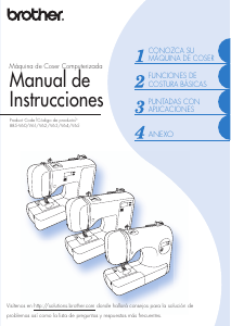 Manual de uso Brother DS-120 Máquina de coser