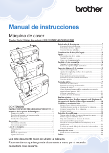 Manual de uso Brother FS40s Máquina de coser