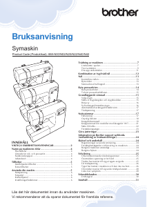 Bruksanvisning Brother FS60x Symaskin