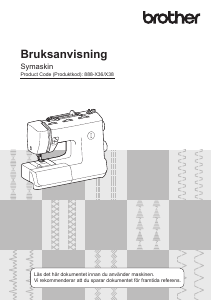 Bruksanvisning Brother HF37 Symaskin