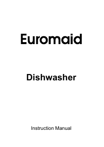 Bruksanvisning Euromaid BG14BM Diskmaskin