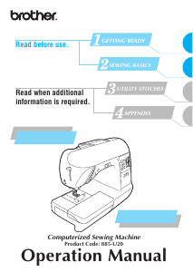 Manual Brother Innov-is 200 Sewing Machine