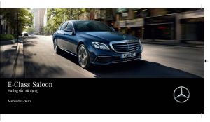 Hướng dẫn sử dụng Mercedes-Benz E 300 d (2017)