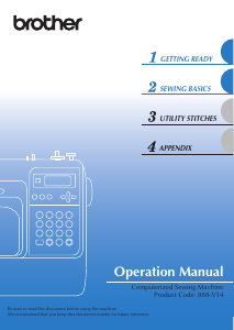 Manual Brother Innov-is 50 Sewing Machine
