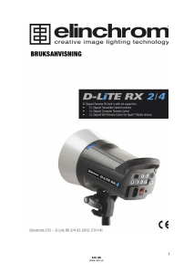 Bruksanvisning Elinchrom D-Lite RX 2/4 Blixt