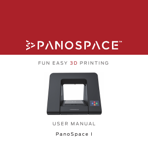 Manual PanoSpace I 3D Printer