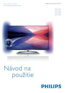 Návod Philips 55PFL6008 LED televízor