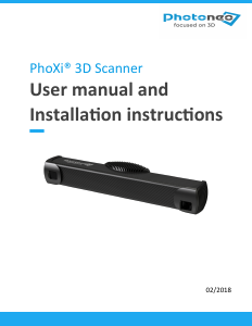 Handleiding Photoneo PhoXi 3D Scanner