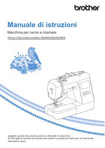 Manuale Brother Innov-is M280D Macchina per cucire