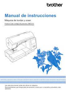 Manual de uso Brother Innov-is NQ3600D Máquina de coser