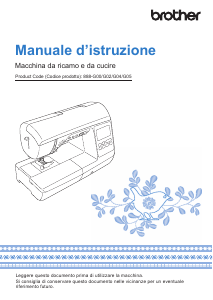 Manuale Brother Innov-is NV2600 Macchina per cucire