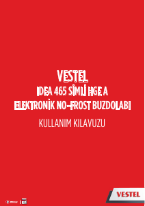 Kullanım kılavuzu Vestel IDEA 465 SIMLI HGE A Donduruculu buzdolabı