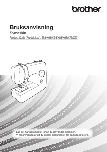 Bruksanvisning Brother J14s Symaskin