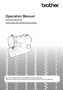 Manual Brother RH127 Sewing Machine