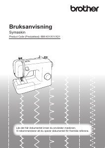 Bruksanvisning Brother RL417 Symaskin