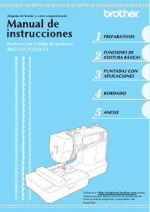 Manual de uso Brother SE-350 Máquina de coser