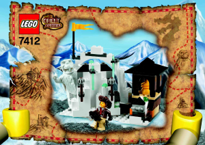 Manual Lego set 7412 Orient Expedition Yetis hideout