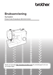 Bruksanvisning Brother XN2500 Symaskin